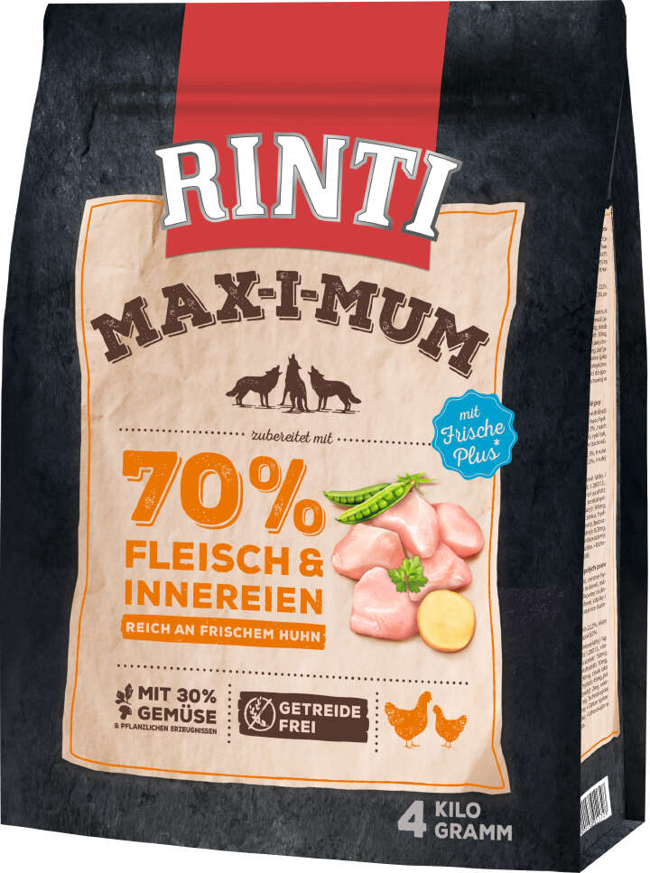 RINTI Hunde-Trockenfutter MAX-I-MUM Mini Adult Huhn